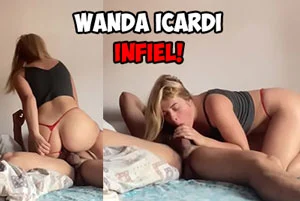 Wanda Nara se coge al jugador del PSG mientras su marido la espera